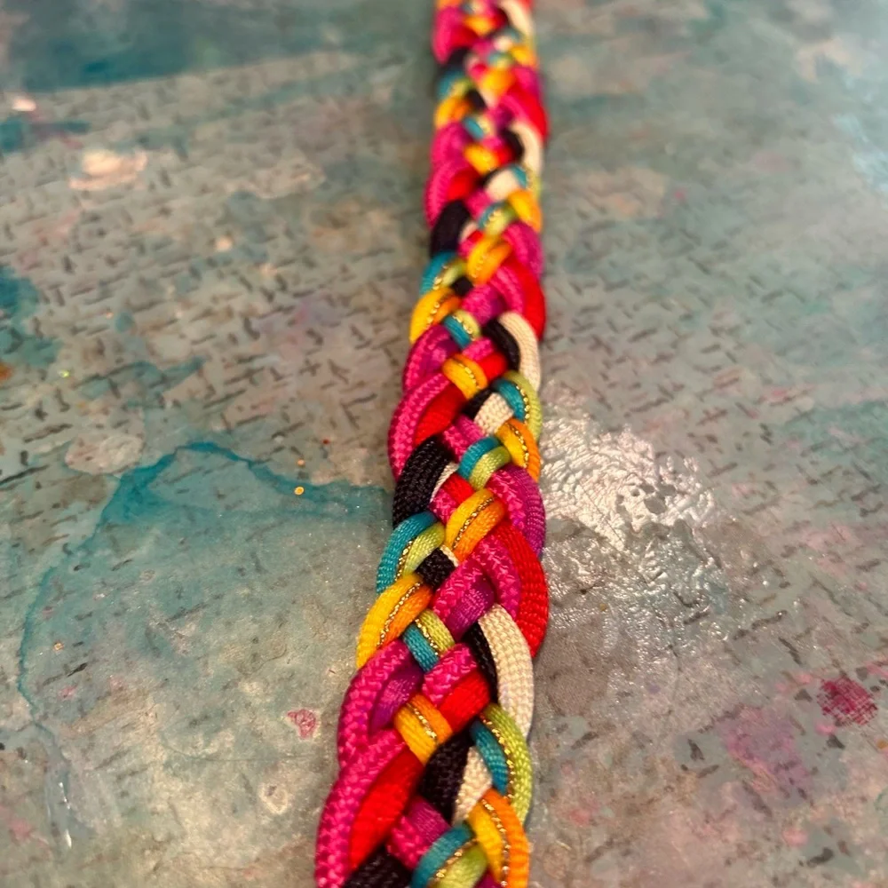 Vintage Colorful Corded Belt